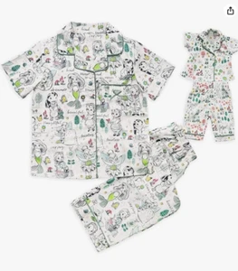 GIRLS SIZE 3 DISNEY ANIMATOR COLLECTION PAJAMA SET FOR GIRLS AND DOLL NWT - Picture 1 of 8