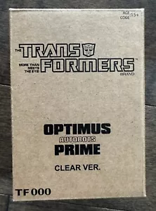 Kids Logic Transformer Mecha Nation TF000 OPTIMUS PRIME Clear Version LED Figure - Picture 1 of 3
