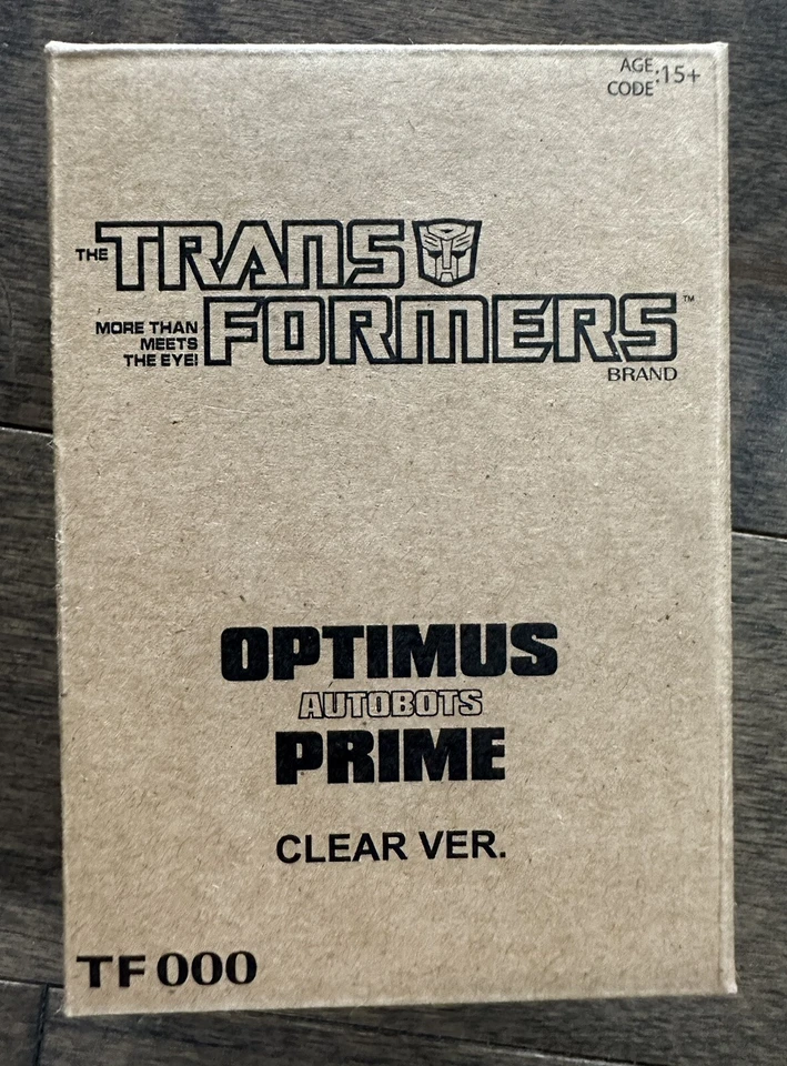 Kids Logic Transformer Mecha Nation TF000 OPTIMUS PRIME Clear Version LED Figure - Image 1 of 3