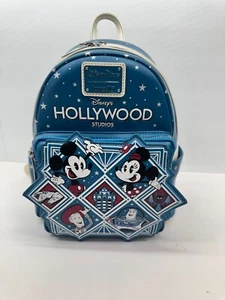 2025 Disney World Parks Hollywood Studios Mickey & Minnie Loungefly Backpack - Picture 1 of 4