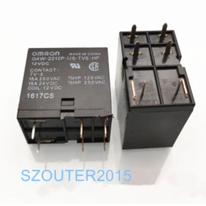 1 PIEZA G4W-2212P-US-TV5 12VDC OMRON Relé 12VDC 10A 6 PIN NUEVO - Imagen 1 de 1
