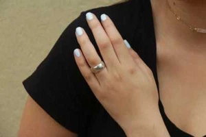 Dome Ring Wide 925 Sterling Silver Band &Statement Ring Handmade Ring All size - Picture 1 of 7