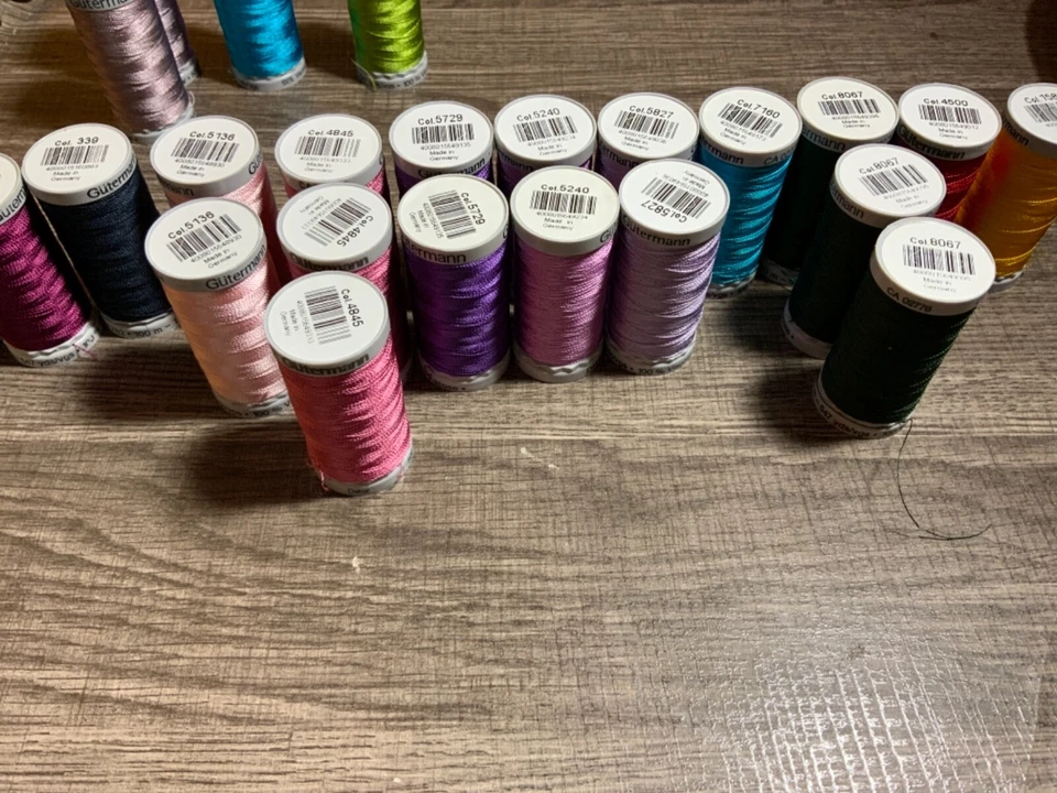 GUTERMANN 100% Viscose (Rayon) embroidery thread 547 yards Spools you choose - Image 1 of 1