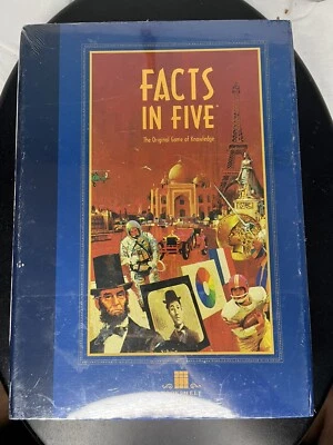 NIB University Games Boardgame Facts in Five 2006 The Orginal Game of Knowledge - Image 1 of 4