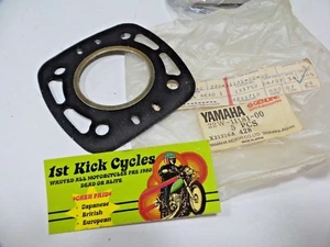 NOS YAMAHA CYLINDER HEAD GASKET YZ80 83-85 22W-11181-00 OEM - Picture 1 of 2