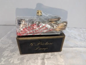 Vintage Lite Source Gen-Lite 5" Antique Brass Picture Lamp Missing Wall Mounting - Picture 1 of 4