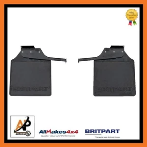 Rear Mudflap Kit & Brackets For Land Rover Defender 110 - LR055330 & LR055334 - Picture 1 of 1