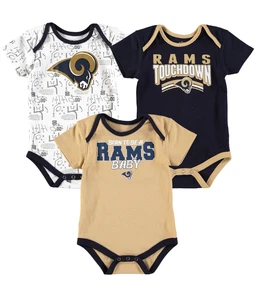 NFL Boys Rams Baby 3-Piece Bodysuit - Picture 1 of 1