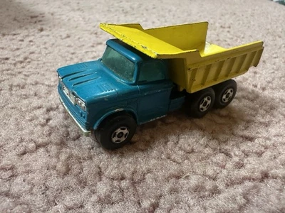 Matchbox Superfast No 48 Dodge Dumper Truck  Dark Turquoise Blue - Image 1 of 4