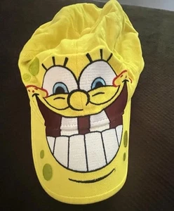 SpongeBob SquarePants Youth Hat Baseball Cap Zipback Adjustable Universal Studio - Picture 1 of 4