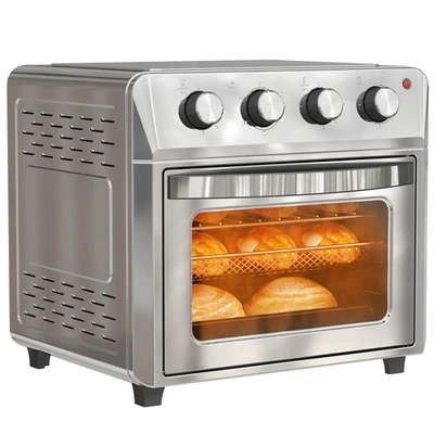 Mini Backofen mit Umluft 24 L 1600W 90-230℃  Heißluftofen mit 60 Min. Timer - Bild 1 von 4