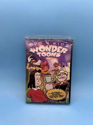 Wonder Toons Volume 1 DVD Kids Cartoon Collection Sealed Popeye Little Lulu USA Foto 1 de 3