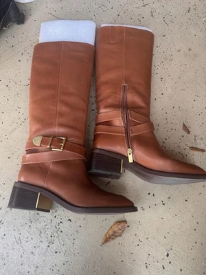 Vince Camino Tan Riding Boots Leather Straps 10M - Image 1 of 4