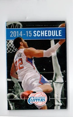 POCKET SCHEDULE Los Angeles Clippers (2014 - 2015 Season) Blake Griffin NBA - Image 1 of 3
