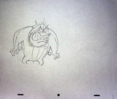 The Ren & Stimpy Show Production Hand-Drawn The Royal Canadian Kilted Yaksmen - Image 1 of 2