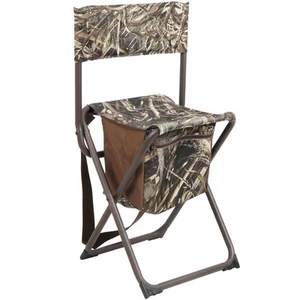 Folding Seat, Lightweight Backrest Stool Hunting Fishing Chair with Storage P... - Picture 1 of 9