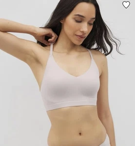 SOMA Enbliss Racerback Spitzen Bralette Bügel BH hellrosa Gr. XXL NEU - Bild 1 von 7