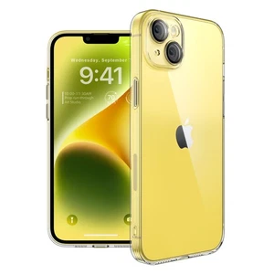 IPhone 14 6.1inch TPU+Glass Lens Film Protective Case Transparent - Picture 1 of 6