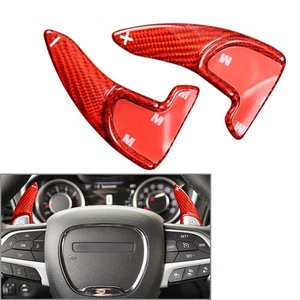 For Dodge Challenger Charger 2015-21 20 Carbon Fiber Steering Wheel Shift Paddle - Picture 1 of 9