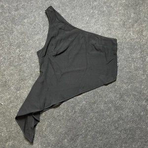 Top PrettyLittleThing de un hombro para mujer 10 tejidos volantes asimétricos, top con detalle - Imagen 1 de 7