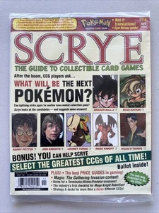 SCRYE Magazine #7.6 NOVEMBER 2000 Dragon Ball Z Playmat & Foil Card Sealed NEW - Picture 1 of 2