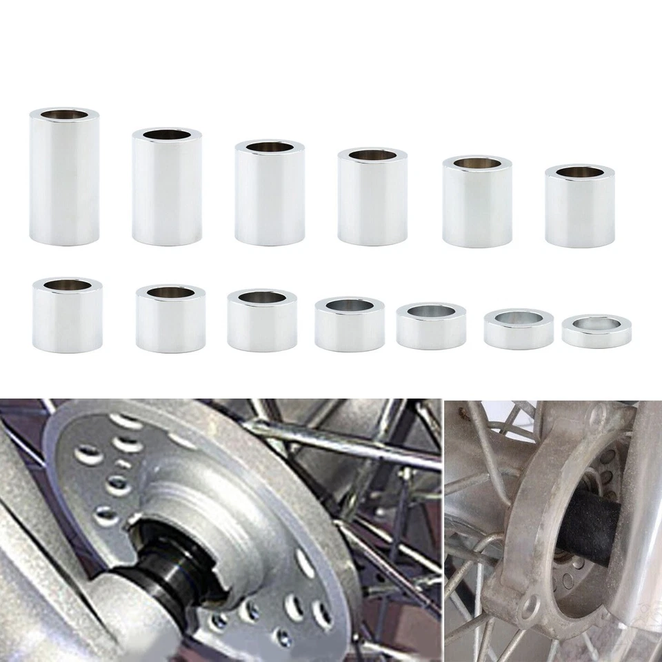 Комплект прокладок для оси колеса Harley Touring FXST FLHR FLST от 1 дюйма до 1/2 дюйма - Изображение 1 из 4