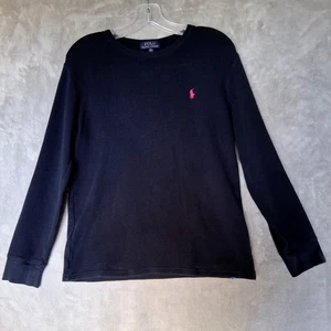 Polo Ralph Lauren Jugend Gr. XL (18-20) schwarz Shirt Langarm Baumwolle Pullover - Bild 1 von 11