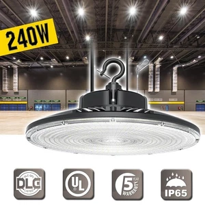 240W UFO Led High Bay Light Factory Industrial Warehouse Commercial Shop Lights - Picture 1 of 11
