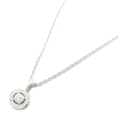 Colar feminino de diamante branco tamanho único Bvlgari K18wg - Imagem 1 de 4