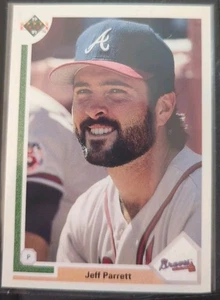 Jeff Parrett "Atlanta Braves". 1991 Upper Deck Baseball Card #417 - Picture 1 of 2