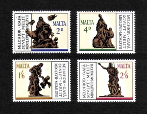 Malta 1967 Melchior Gafa complete set of 4 values (SG 385-388) MNH - Picture 1 of 1
