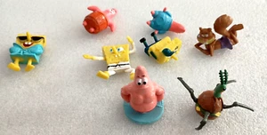 Vtg 8 Mini SpongeBob & Friends Vending Machine Figure Set NOS New 2005 ST4 - Picture 1 of 5