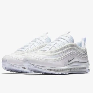 Nike Air Max 97 Shoes White Wolf Grey (921826-101) Men's Size 9 NEW! - Picture 1 of 12