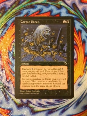 1 NM Corpse Dance Tempest Magic MTG EDH Reserved List  - Image 1 of 2