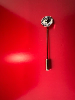 SWAROVSKI Sociedad de Coleccionistas Solapa Bufanda Sombrero Palo Prendedor Nuevo Miembro Regalo. Plata Foto 1 de 4