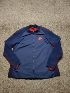 Nike Dynamic Reveal Tech Jacket Small Womens Blue Full Zip Strecth Nylon - Picture 1 of 11