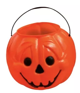 Cubo cubo molde soplado calabaza Halloween truco o trato Norfolk VA hecho en EE. UU. - Imagen 1 de 5