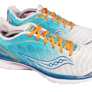 SAUCONY KINVARA 3 10157-7 WOMAN SHOES SNEAKERS ATHLETIC AQUA GREEN WHITE 10/42 - Picture 1 of 9