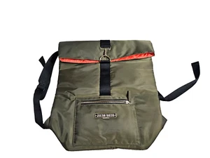 Zaino Jean Paul Gaultier in nylon verde oliva - elegante, funzionale, unisex - Foto 1 di 8