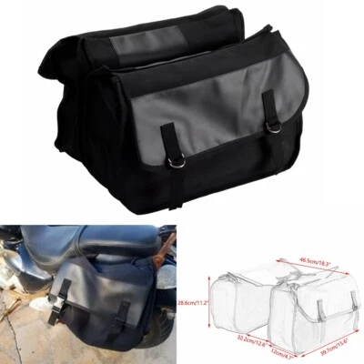 Saddlebag Luggage Large Capacity Tool Bags For Suzuki DR100/200/400/500/50 Honda — 第 1/4 张图片