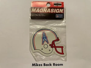 CASCO HOUSTON OILERS 1981-1996 MAGNASIGN IMÁN FLEXIBLE NUEVO Antiguo Stock - Imagen 1 de 5