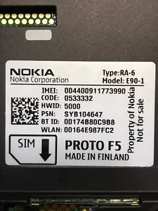 Nokia E90 PROTOTYPE - Picture 1 of 13