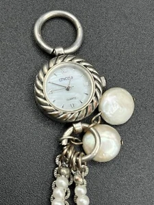 Vintage Woman’s Chico’s 7.5” Quartz Watch With Faux Pearls Japan Movement #453 - Picture 1 of 5