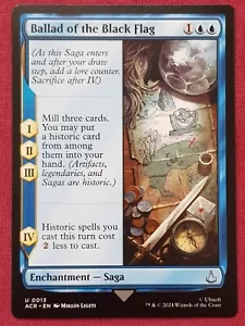 Magic The Gathering ASSASSIN'S CREED BALLAD OF THE BLACK FLAG blue card MTG - Picture 1 of 2