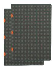 Paperblanks Grey on Orange / Grey on Orange (set of two) (Paperback) (UK IMPORT)