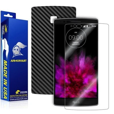 ArmorSuit MilitaryShield LG G Flex 2 Screen Protector + Black Carbon Fiber Skin - Image 1 of 4