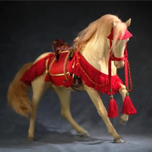 1/6 Scale Animal Resin Simulation Toy Akhal-Teke Horse Model Figure or harness - Picture 1 of 31