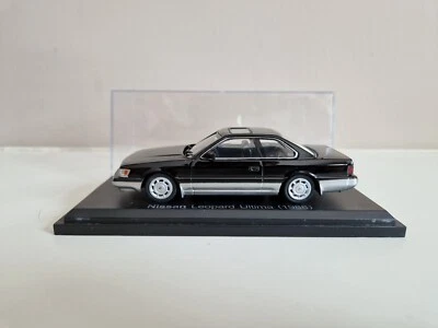 Hachette Norev 1/43 Nissan Leopard Ultima - Negro/Plateado - 1988 - Imagen 1 de 4