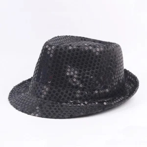 Paillettenhut Clubstyle Disco-Hut Partyhut Trilby Hut Blink Fedora Glitzerhut - Bild 1 von 19