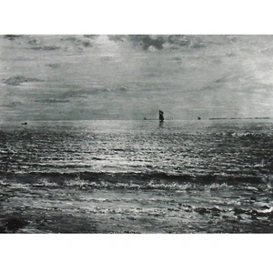 1888 Photogravure Gebbie Co, An Autumn Afternoon by Jules Masure 17"x12" - Picture 1 of 6